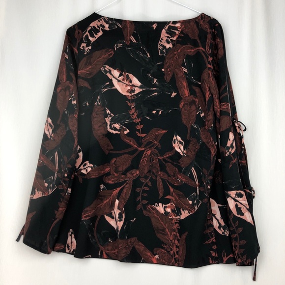 Aritzia Wilfred Floral Pozzi Blouse Size Small - Picture 4 of 6